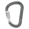 Petzl William Screw Lock Karabinkrok, Silver, One Size
