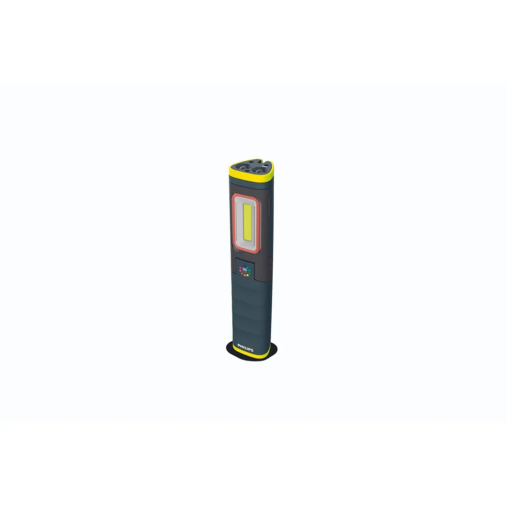 Philips Uv Workshop Pillar 500lm 5w 4400mah Ik07 Ip65 Ficklampa, Grey / green, One Size