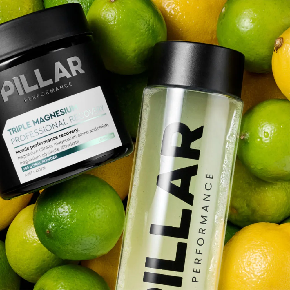 Pillar Performance Triple Magnesium Professional 200gr återhämtning Citron & Lime, Black, One Size