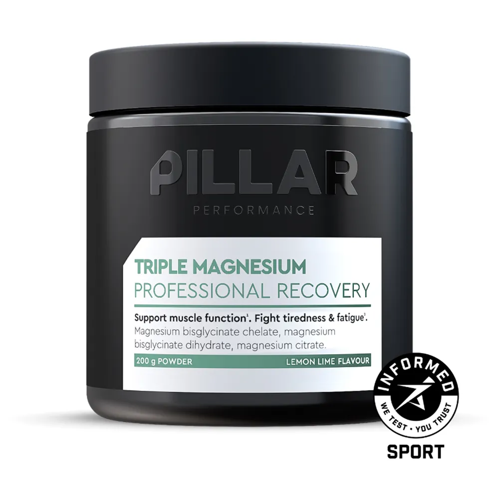 Pillar Performance Triple Magnesium Professional 200gr återhämtning Citron & Lime, Black, One Size