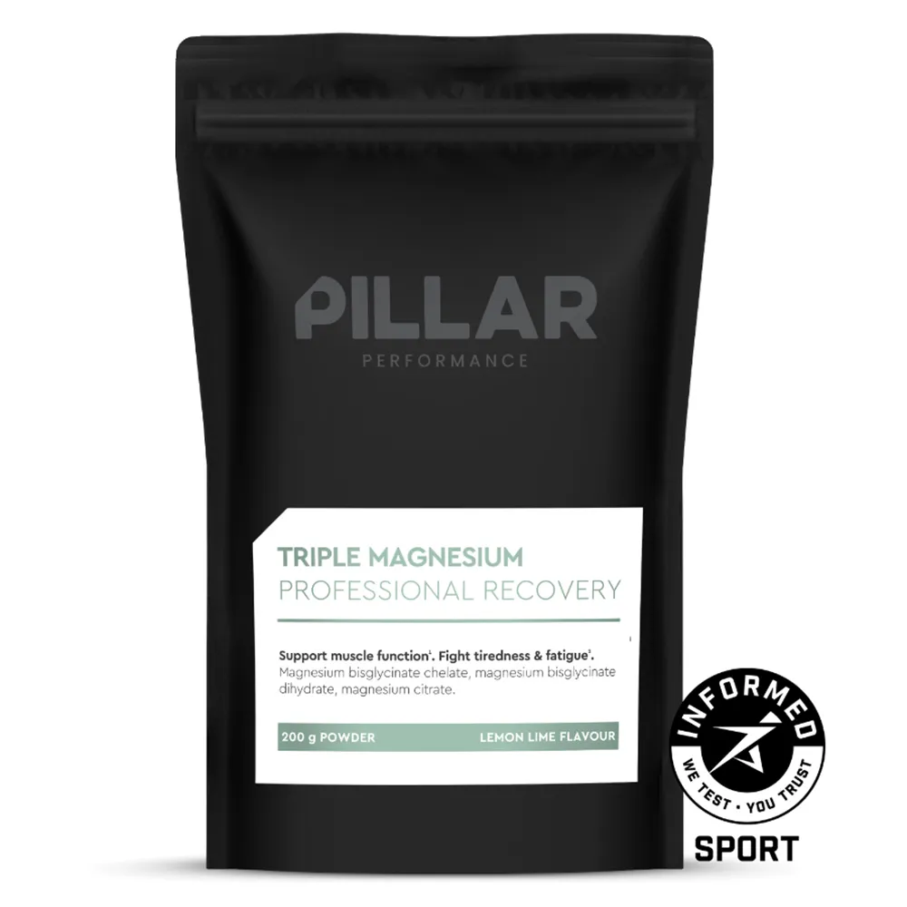 Pillar Performance Triple Magnesium Professional Doypack 200gr återhämtning Citron & Lime, Black, One Size