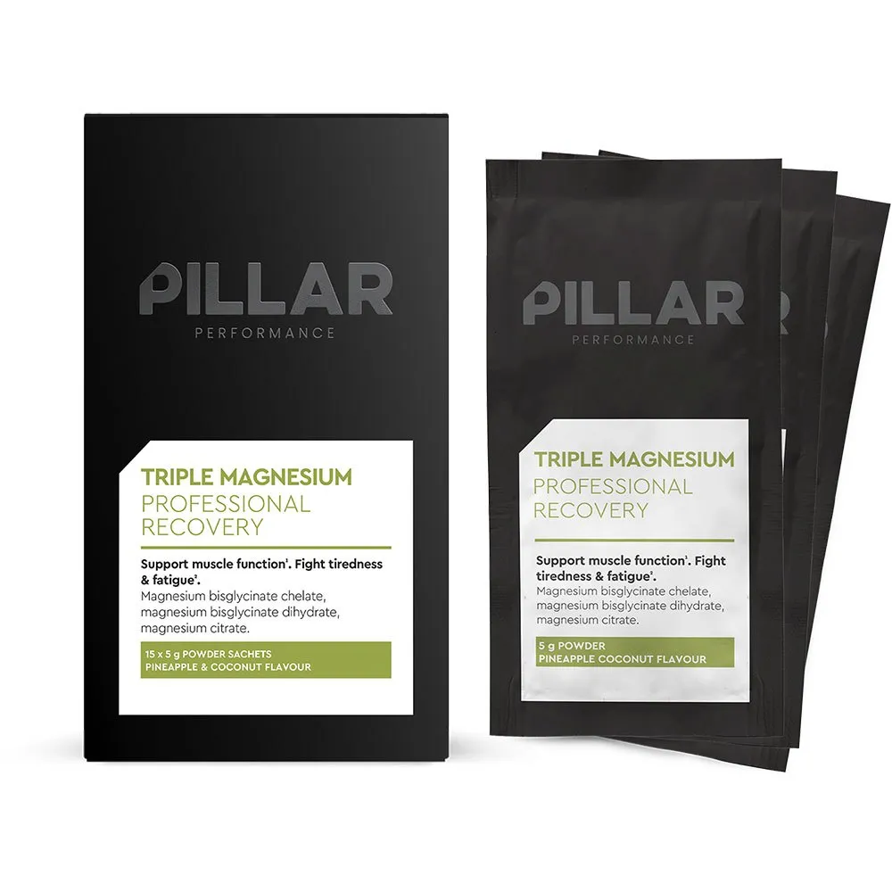 Pillar Performance Triple Magnesium Travel Återhämtningsdos I Ask Bär 15 Enheter