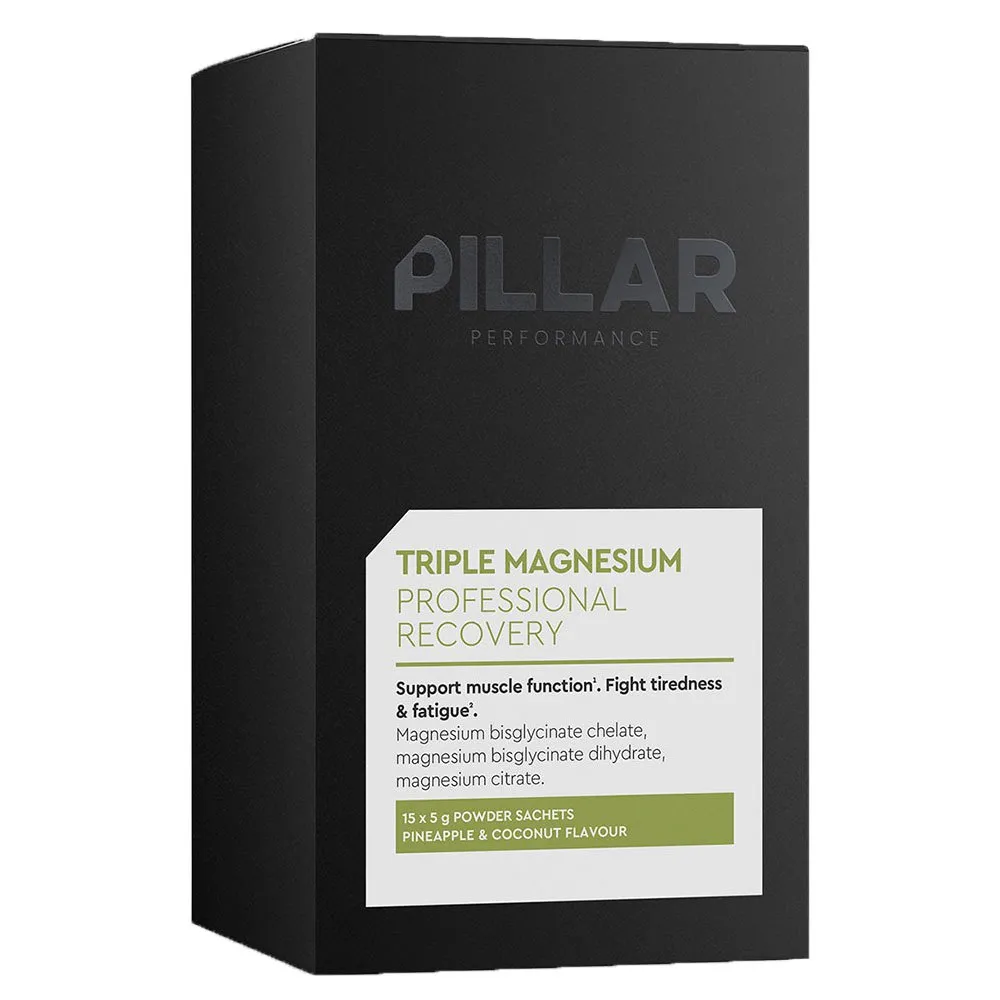 Pillar Performance Triple Magnesium Travel Återhämtningsdos I Ask Bär 15 Enheter