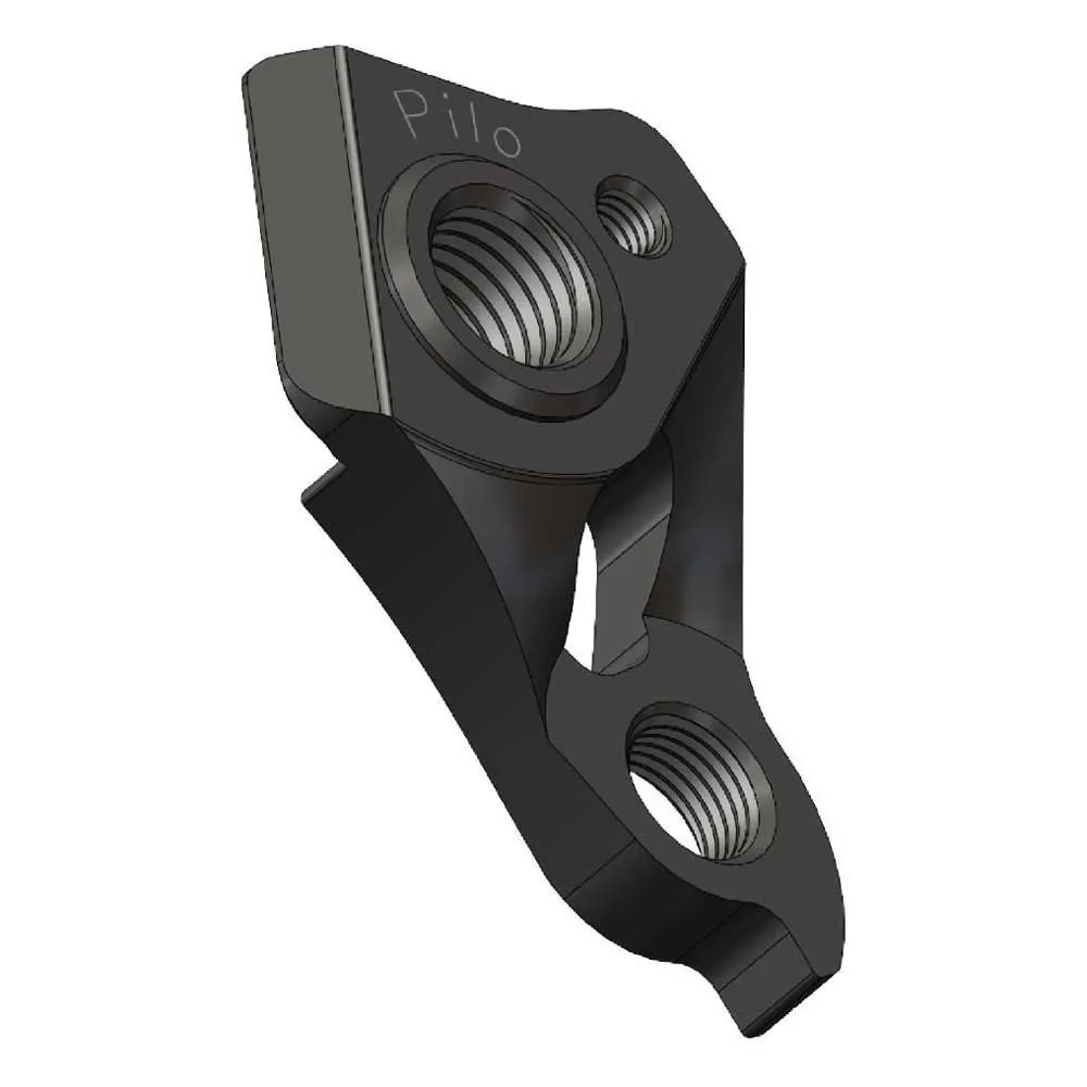 Pilo D1061 Växelöra, Black, One Size