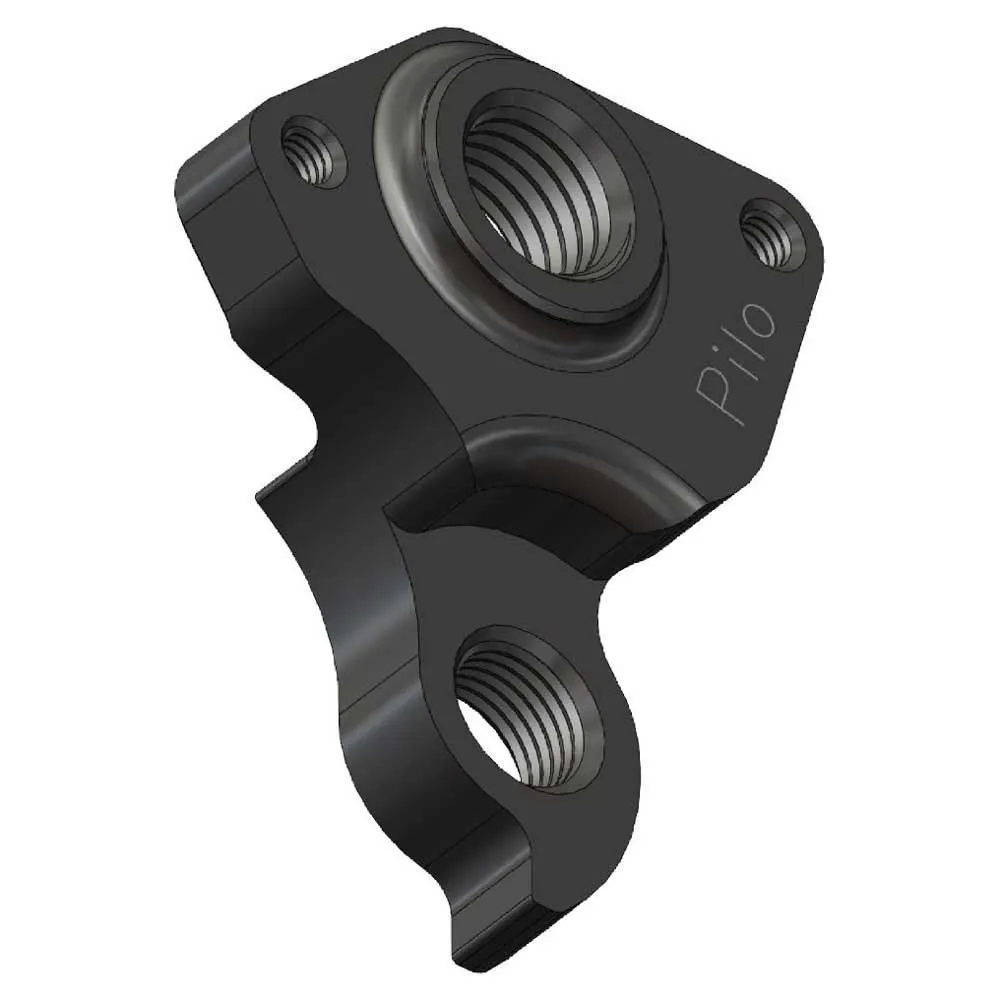 Pilo D1075 Växelöra, Black, One Size