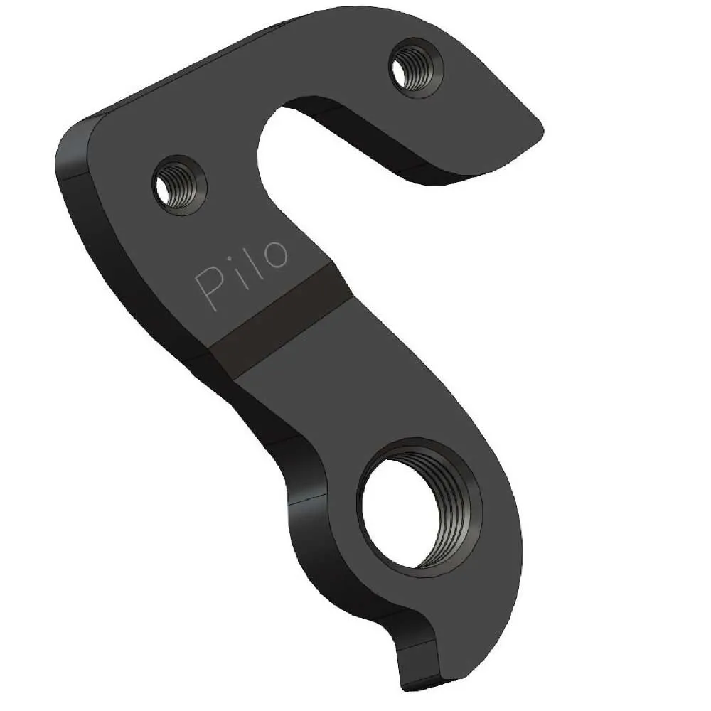 Pilo D1078 Växelöra, Black, One Size