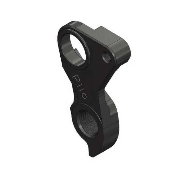 Pilo D1139 Växelöra, Black, One Size