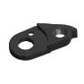 Pilo D1186 Woom Växelöra, Black, One Size