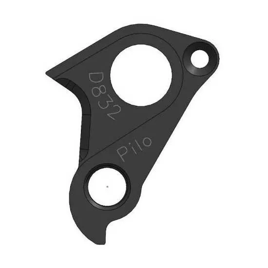 Pilo D832 Canyon Växelöra, Black, One Size