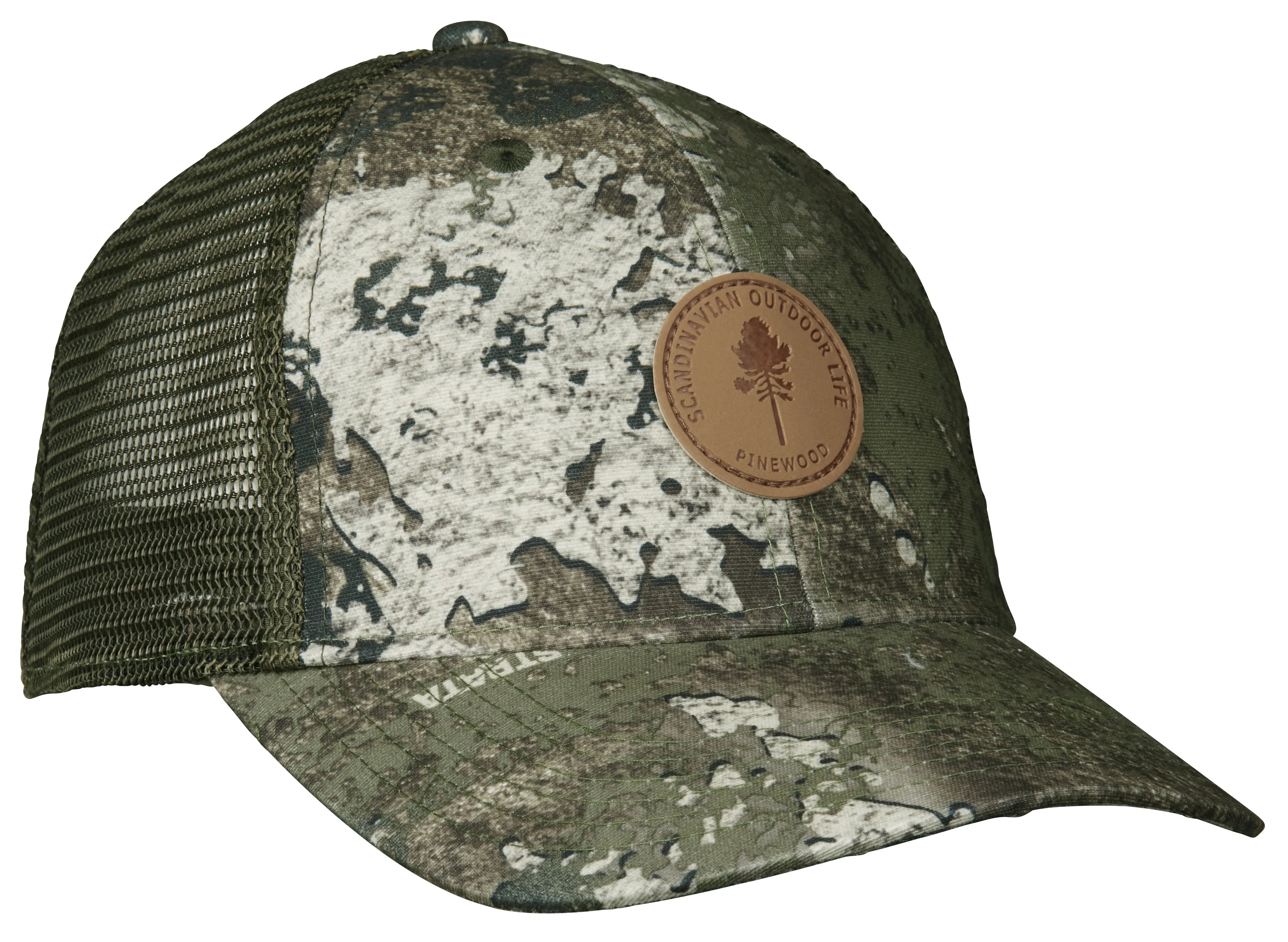 Pinewood Hunters Mesh Cap, Strata/Moss Green Pinewood Hunters Mesh Cap, Strata/Moss Green