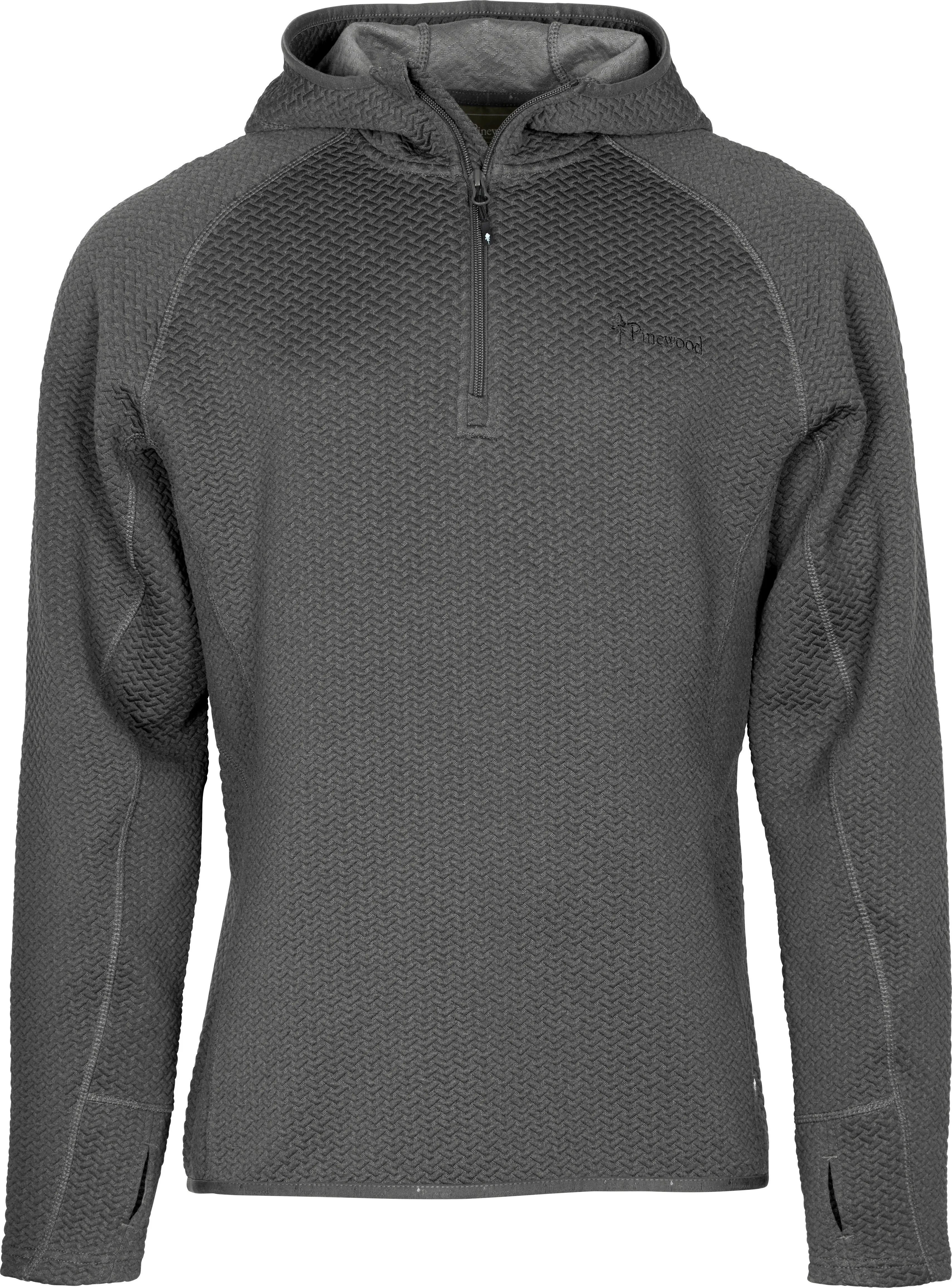 Pinewood Men's Everyday Travel Hoodie, Grey melange