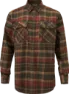 Dark green/terracotta