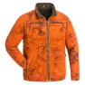 Pinewood Men's Red Deer Camou Fleece Jacket, Strata Blaze/SuedeBr