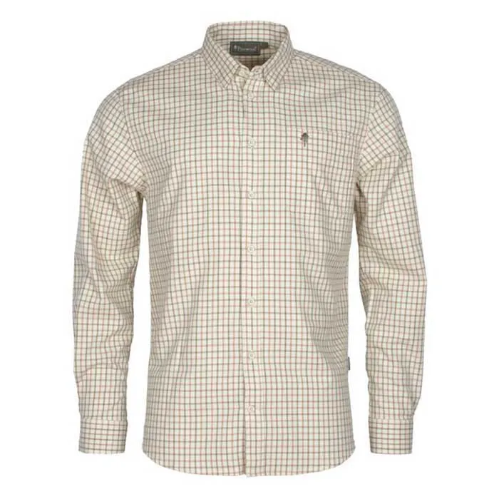 Pinewood Nydala Grouse Skjorta Med Långa ärmar, Off white / green
