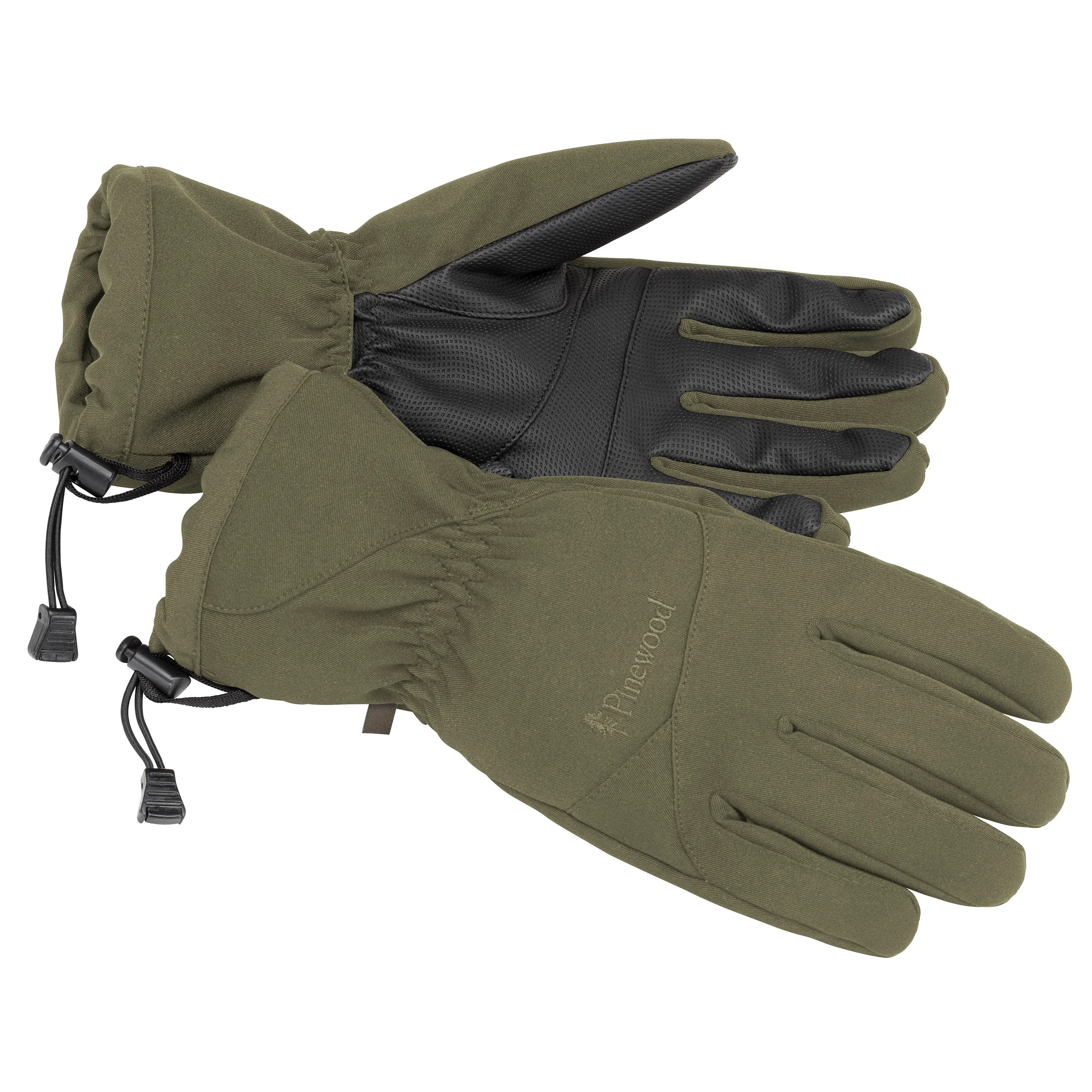 Pinewood Padded 5-Finger Gloves, D.Green