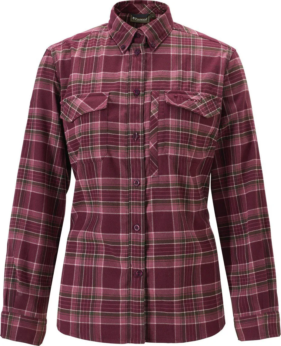 Pinewood Women's Abiskohiking Flannel Shirt Pinewood Women's Abiskohiking Flannel Shirt