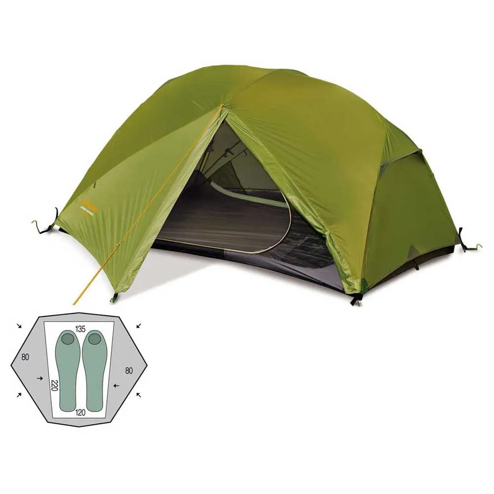 Pinguin Aero 2 Tält, Green / black, 2 Platser