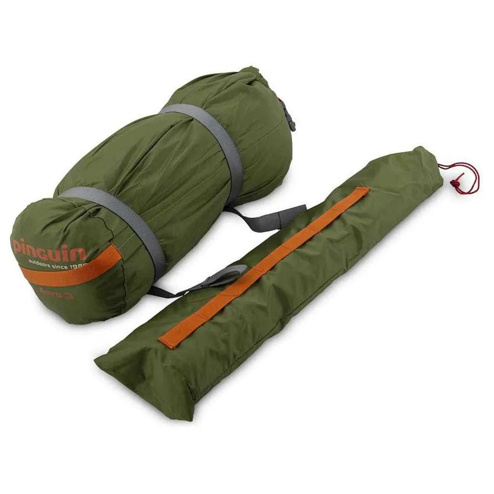 Pinguin Aero 3 Tält, Green / black, 3 Platser