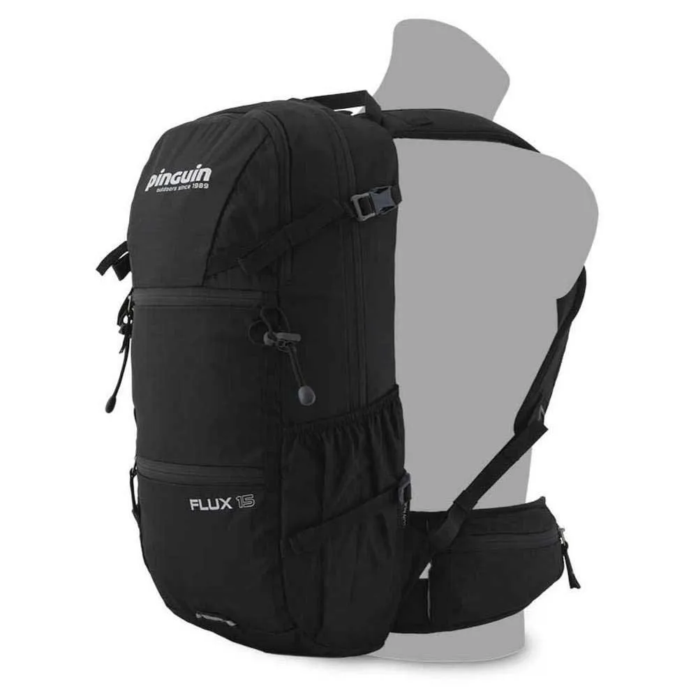 Pinguin Flux 15l Ryggsäck, Black