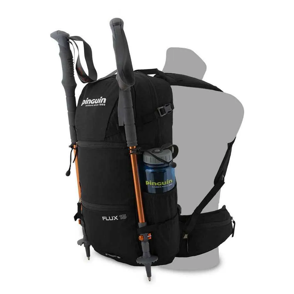 Pinguin Flux 15l Ryggsäck, Black