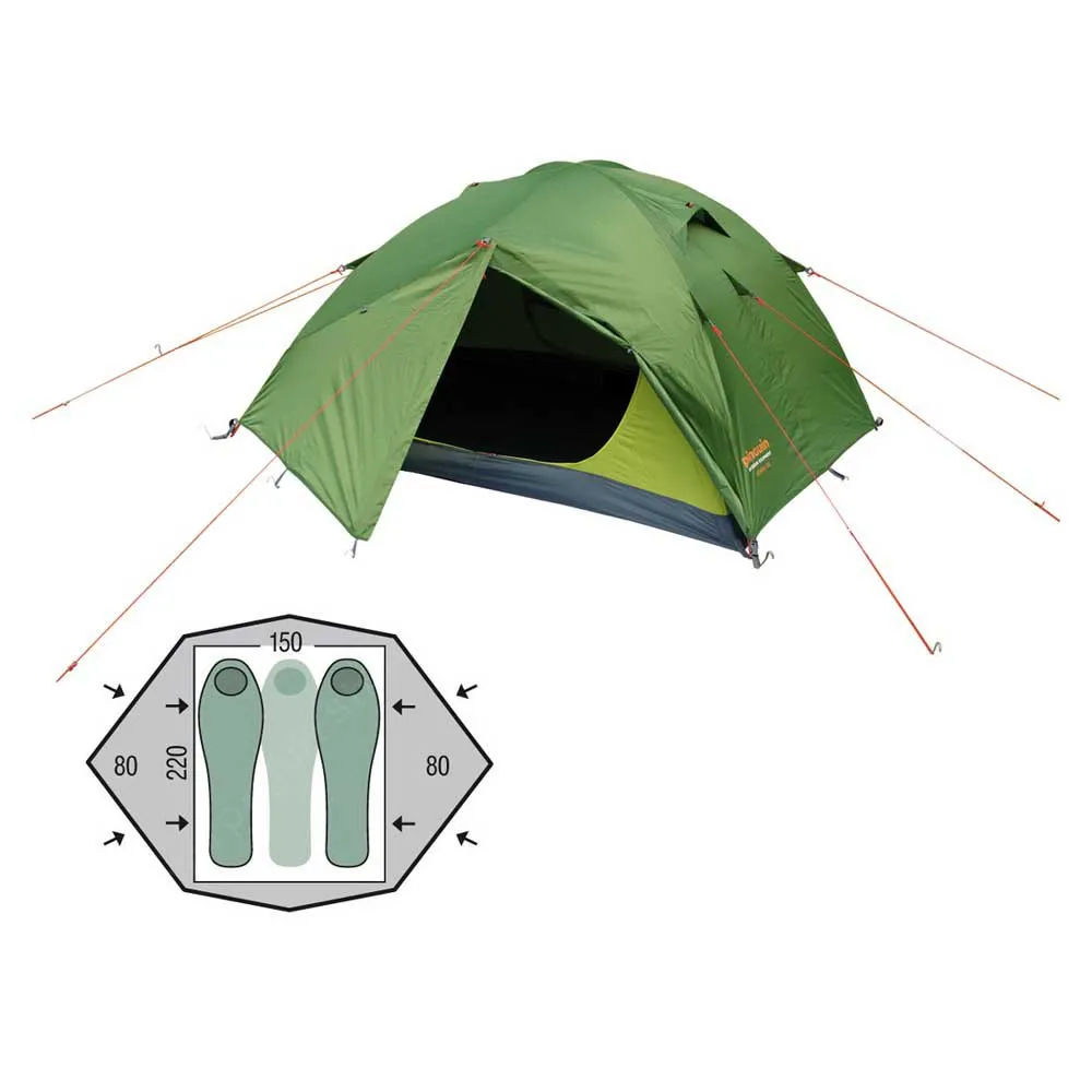 Pinguin Gemini 150 Tält, Green, 2 Platser