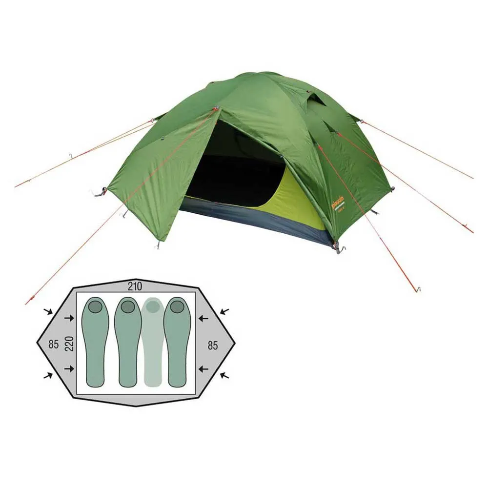 Pinguin Gemini 210 Tält, Green, 2 Platser