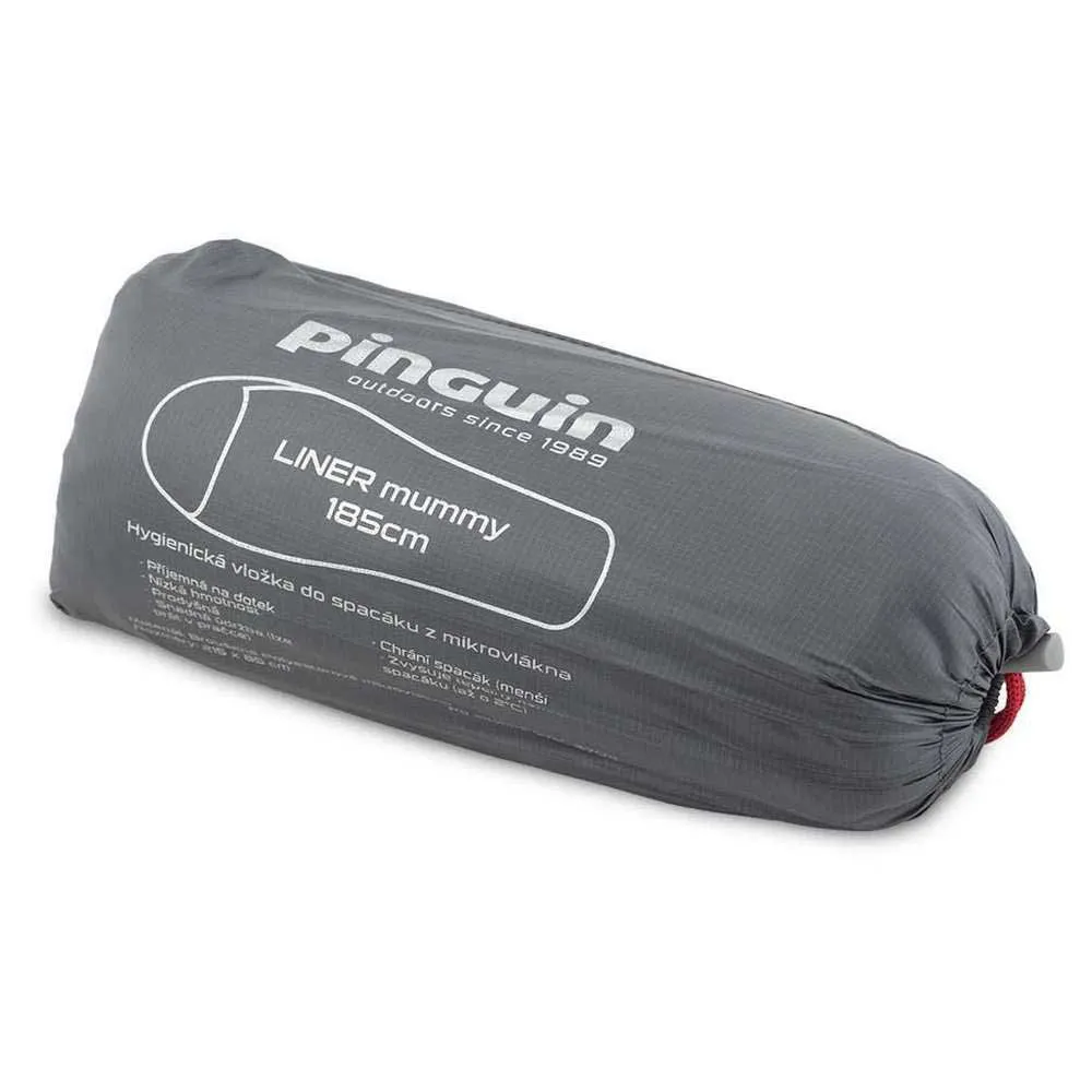 Pinguin Liner Mummy 185 Cm Bivibag, Grey