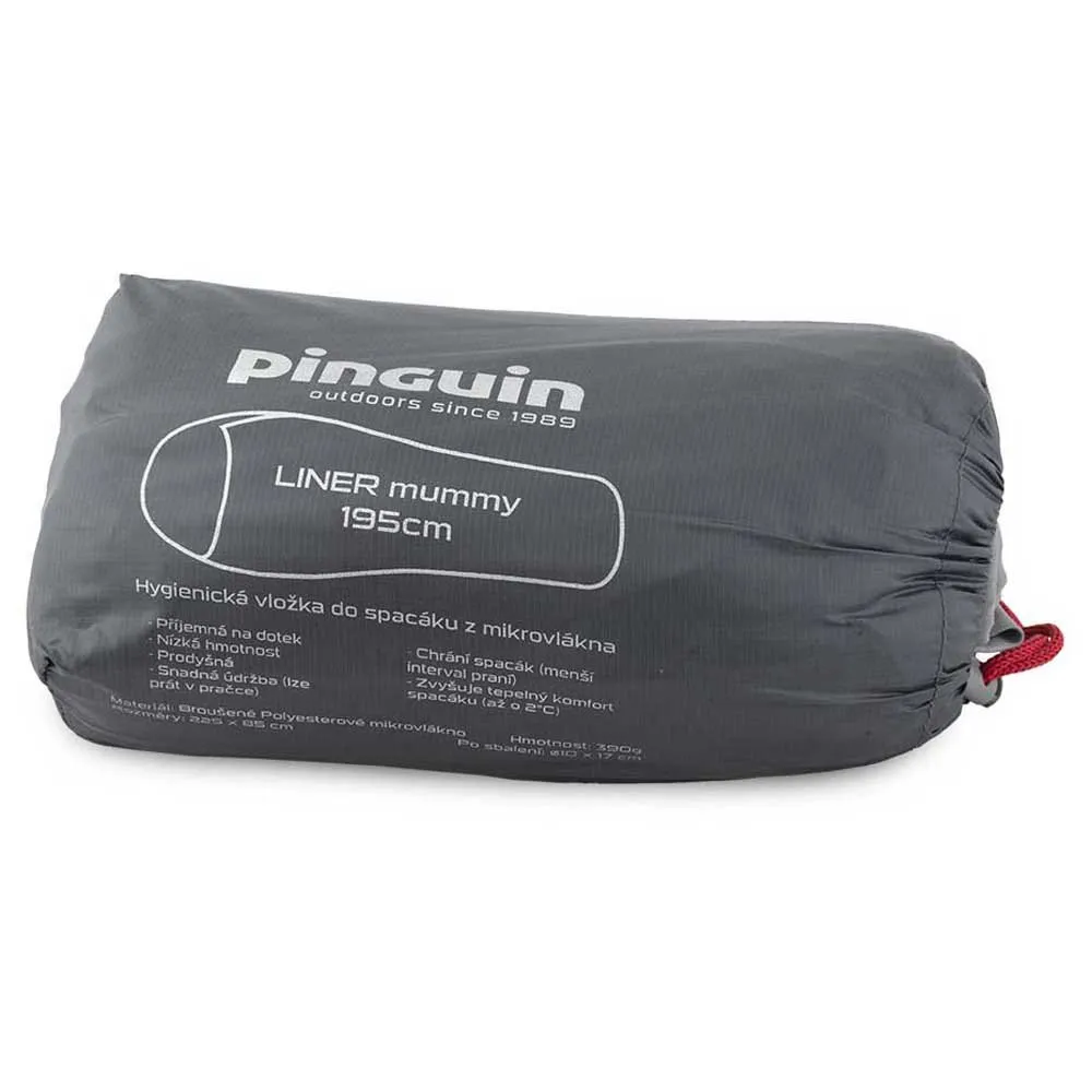 Pinguin Liner Mummy 195 Cm Bivibag, Grey