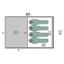 Pinguin Nimbus 4 Tält, Blue, 4 Platser