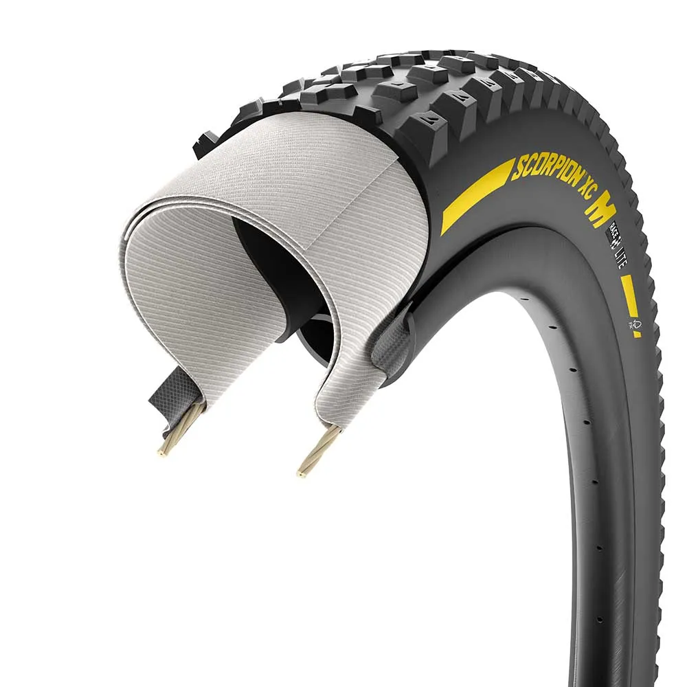 Pirelli Scorpion™ Race Xc M Lite Team Edition 120tpi Tubeless 29´´ X 2.4 Mtb-däck, Black / Yellow, 29" x 2.4 Pirelli Scorpion™ Race Xc M Lite Team Edition 120tpi Tubeless 29´´ X 2.4 Mtb-däck, Black / Yellow, 29" x 2.4