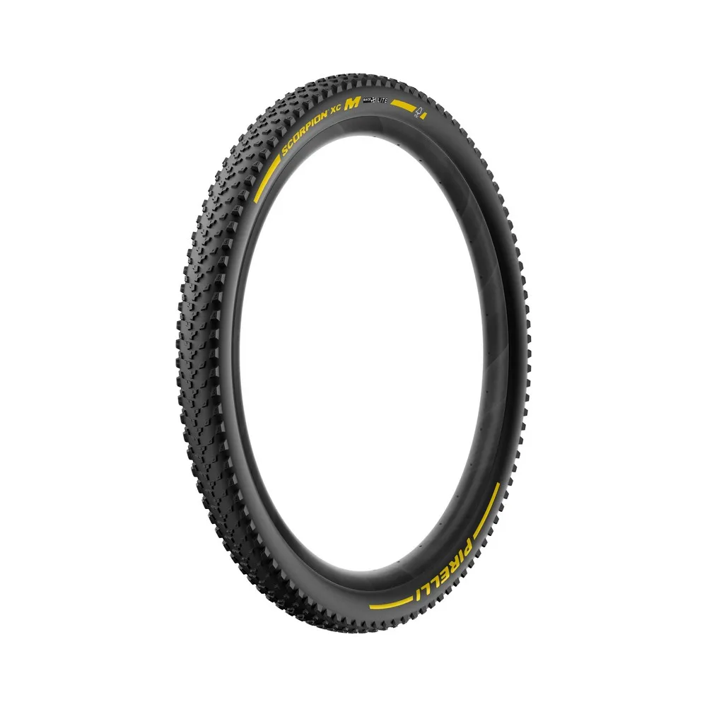 Pirelli Scorpion™ Race Xc M Lite Team Edition 120tpi Tubeless 29´´ X 2.4 Mtb-däck, Black / Yellow, 29" x 2.4 Pirelli Scorpion™ Race Xc M Lite Team Edition 120tpi Tubeless 29´´ X 2.4 Mtb-däck, Black / Yellow, 29" x 2.4