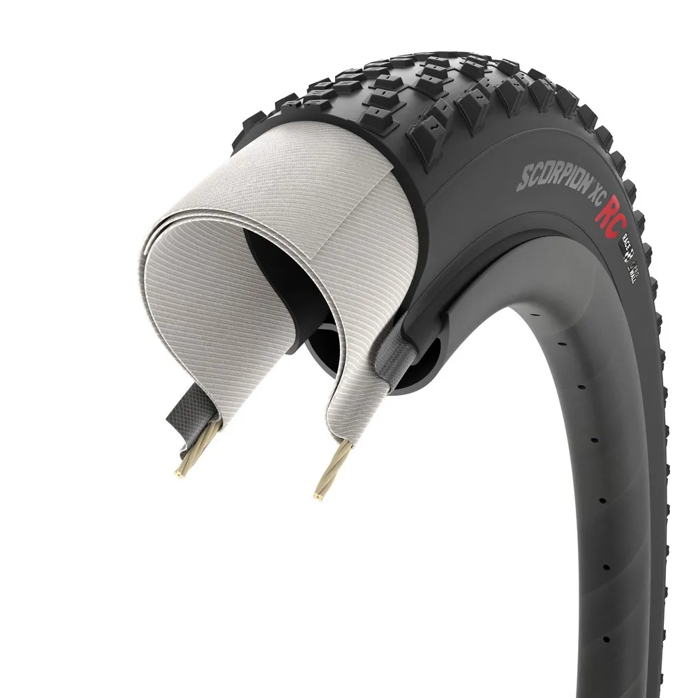 Pirelli Scorpion™ Race Xc Rc Lite 120tpi Tubeless 29´´ X 2.4 Mtb-däck, Black / silver, 29" x 2.4