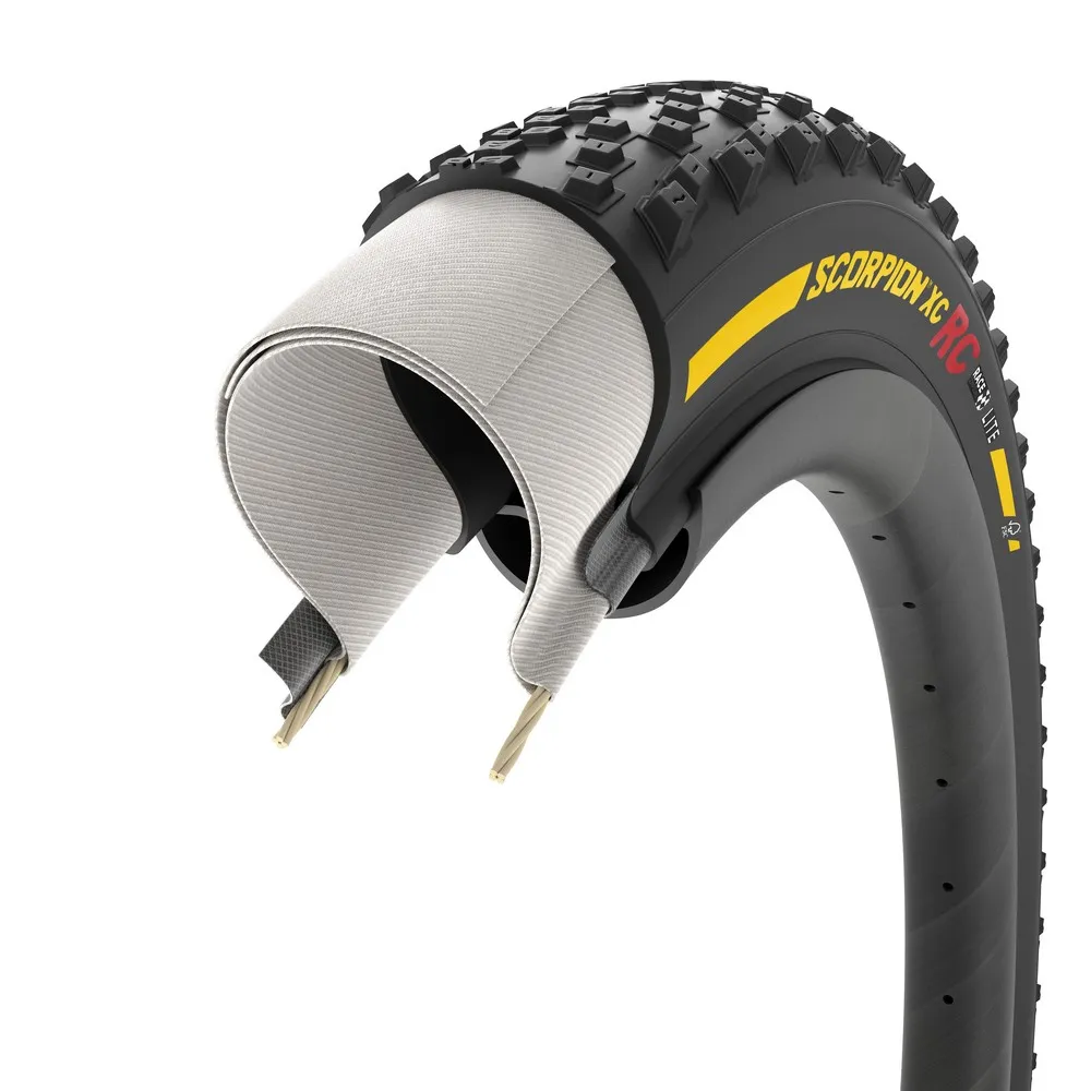 Pirelli Scorpion™ Race Xc Rc Lite Team Edition 120tpi Tubeless 29´´ X 2.4 Mtb-däck, Black / Yellow, 29" x 2.4 Pirelli Scorpion™ Race Xc Rc Lite Team Edition 120tpi Tubeless 29´´ X 2.4 Mtb-däck, Black / Yellow, 29" x 2.4