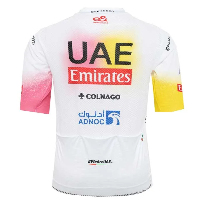 Pissei Uae Team Emirates Replica Giro+tour Korta ärmar Cykeltröja, Multicolor
