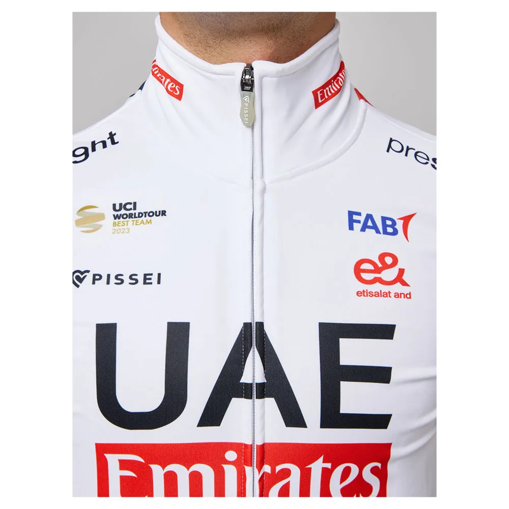 Pissei Uae Team Emirates-xrg 2025 Magistrale Official Korta ärmar Cykeltröja