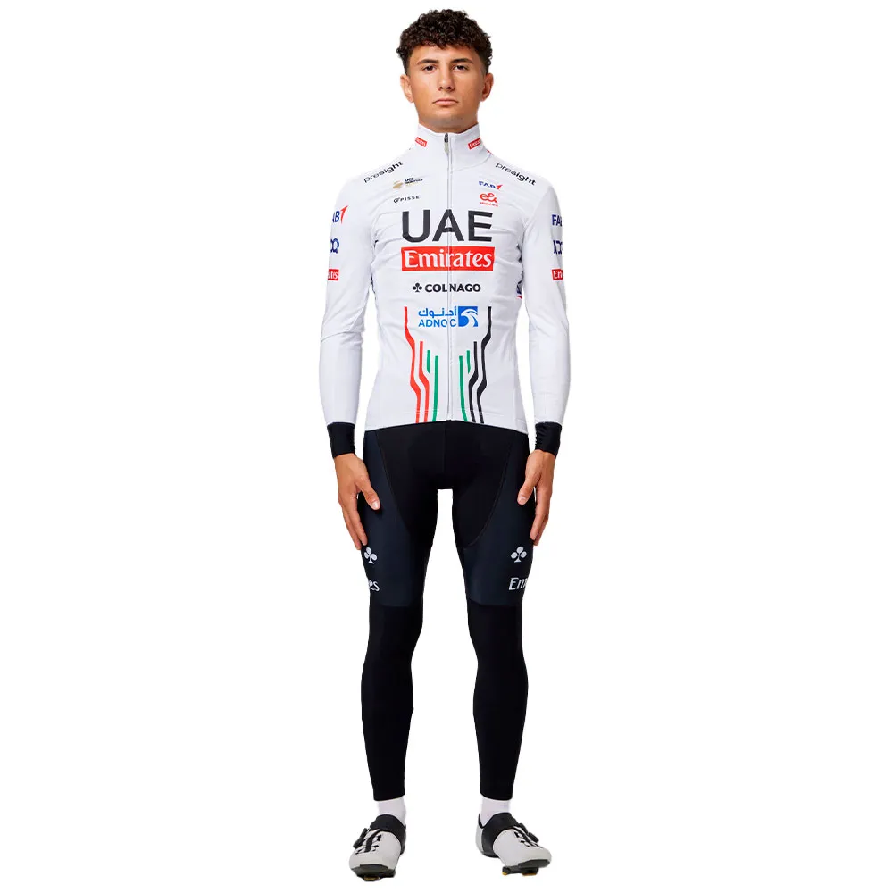 Pissei Uae Team Emirates-xrg 2025 Magistrale Official Korta ärmar Cykeltröja