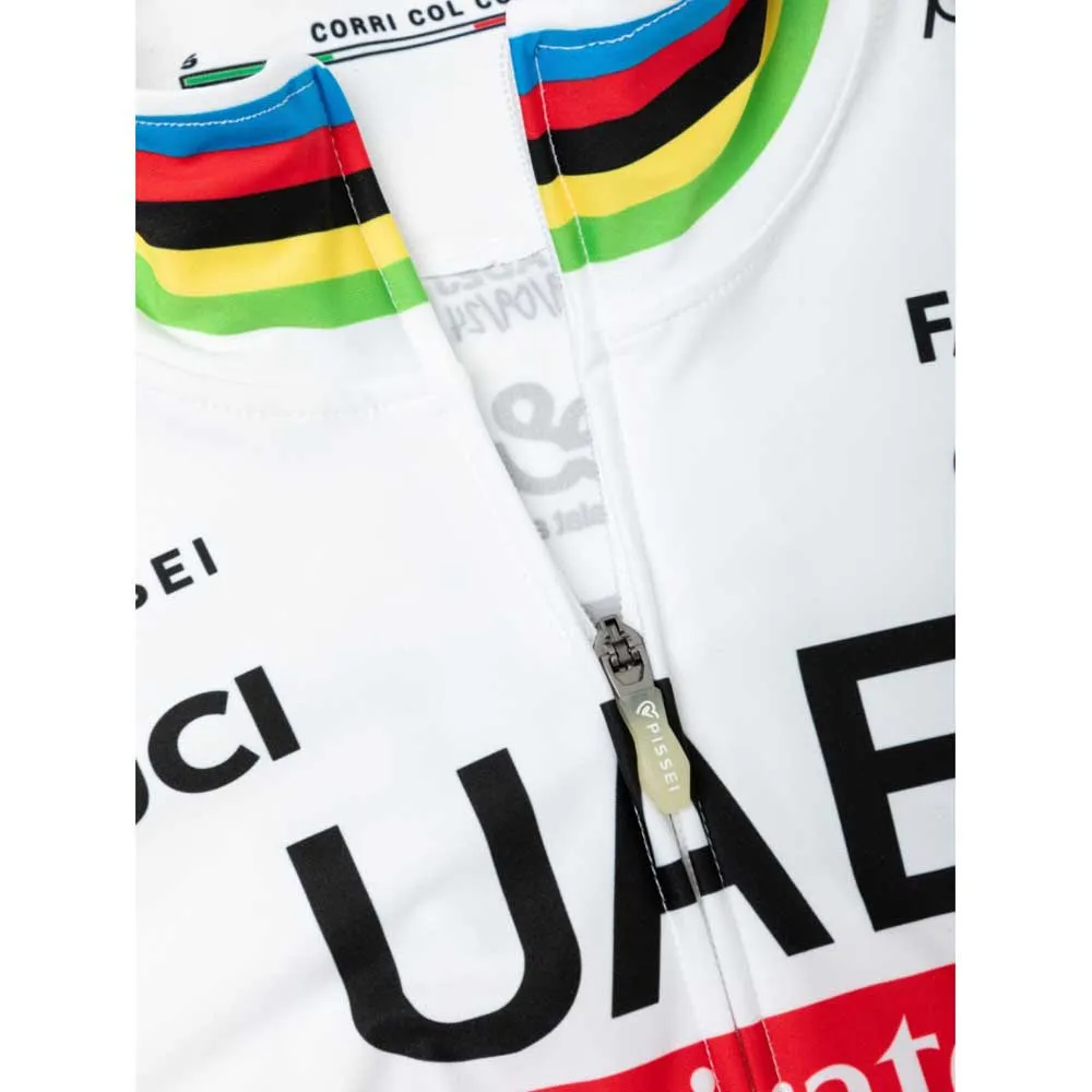 Pissei Winter World Champion Tadej Pogacar 2024 Uae Team Emirates Långärmad Trikå, Tp24