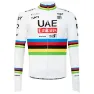 Pissei Winter World Champion Tadej Pogacar 2024 Uae Team Emirates Långärmad Trikå, Tp24