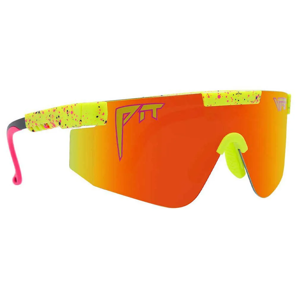 Pit Viper The 2000´s 1993 Solglasögon, Yellow, Rainbow Mirror/CAT3