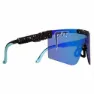 Pit Viper The 2000´s Hail Sagan Polariserade Solglasögon, Black / turquoise, Blue Mirror/CAT3