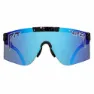 Pit Viper The 2000´s Hail Sagan Polariserade Solglasögon, Black / turquoise, Blue Mirror/CAT3