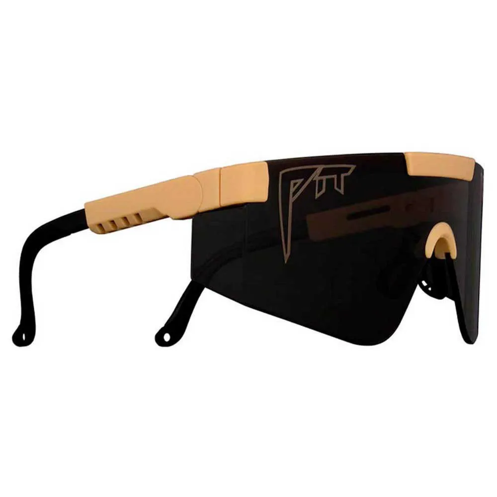 Pit Viper The 2000´s Sand Storm Z87 Solglasögon, Beige, Black Mirror/CAT3