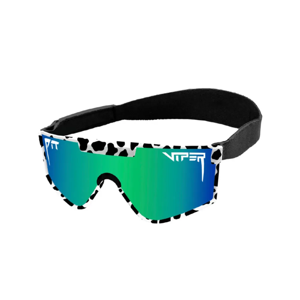 Pit Viper The Cowabunga Solglasögon, Blue-green revo polycarbonate monolens