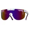 Pit Viper The Elipticals Jet Ski Solglasögon, White / turquoise, Rainbow Mirror/CAT3
