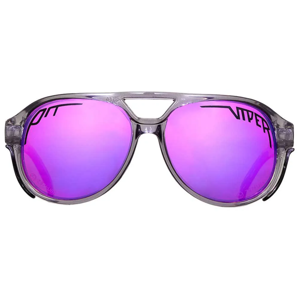 Pit Viper The Exciters Smoke Show Polariserade Solglasögon, Clear black, Pink Mirror/CAT3