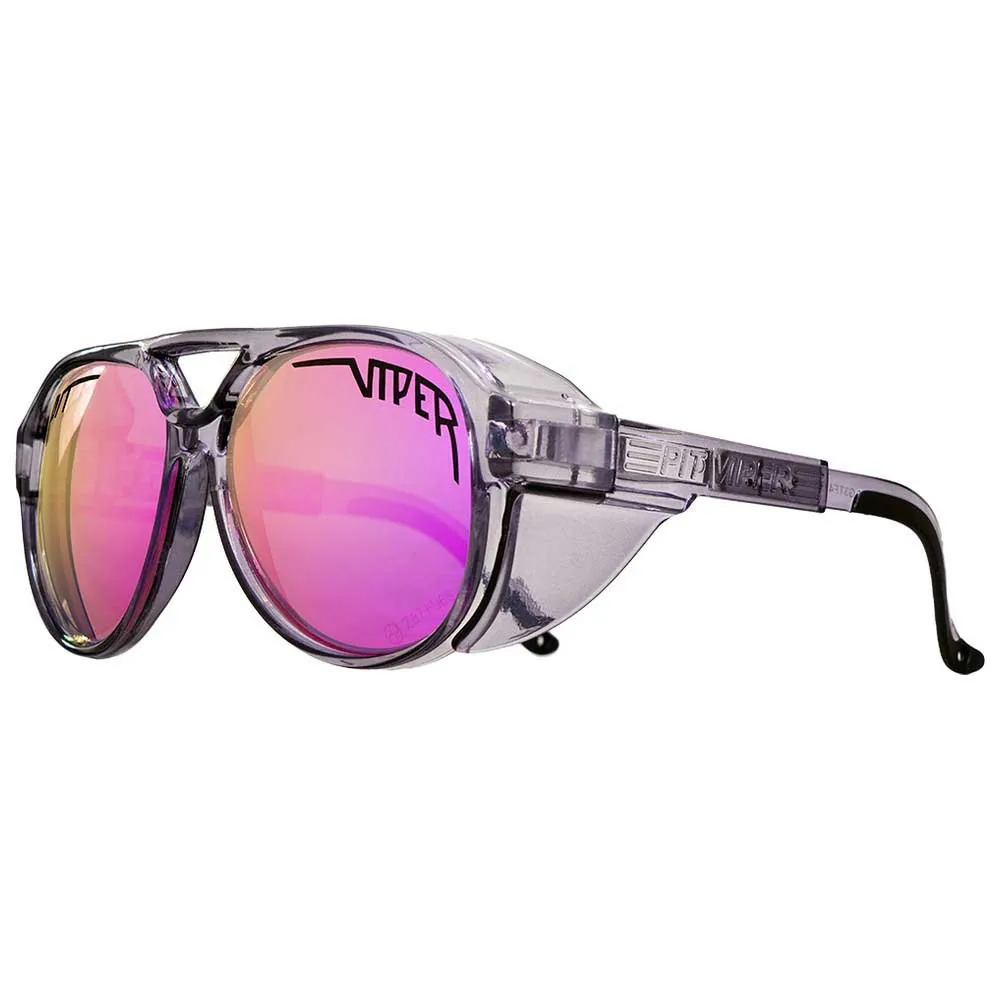 Pit Viper The Exciters Smoke Show Polariserade Solglasögon, Clear black, Pink Mirror/CAT3