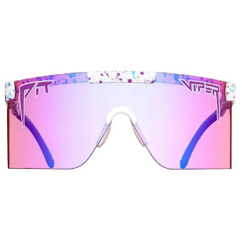 Pit Viper The Intimidators Jet Ski Climax Solglasögon, White / turquoise, Clear Purple/CAT2
