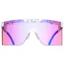 Pit Viper The Intimidators Jet Ski Climax Solglasögon, White / turquoise, Clear Purple/CAT2