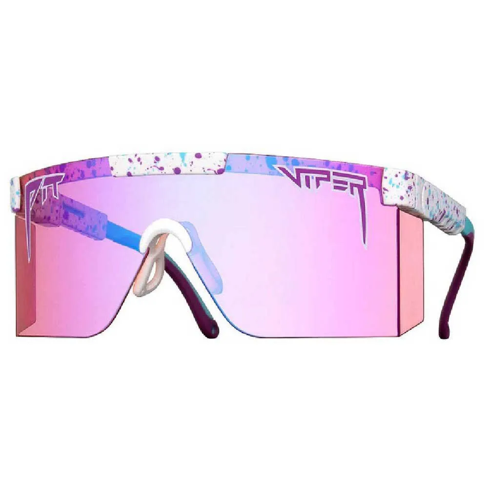 Pit Viper The Intimidators Jet Ski Climax Solglasögon, White / turquoise, Clear Purple/CAT2