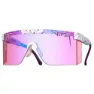 Pit Viper The Intimidators Jet Ski Climax Solglasögon, White / turquoise, Clear Purple/CAT2